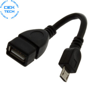 USB OTG A (Female) to Micro USB 5 Pin (Male) Adapter Cable