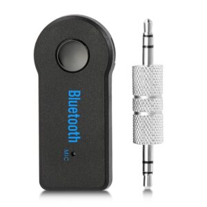 Aux To Bluetooth Car Audio Receiver With Built-In Mic