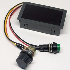 PWM DC Motor Speed Controller + On- Off Switch + Digital Display (6V-30V)