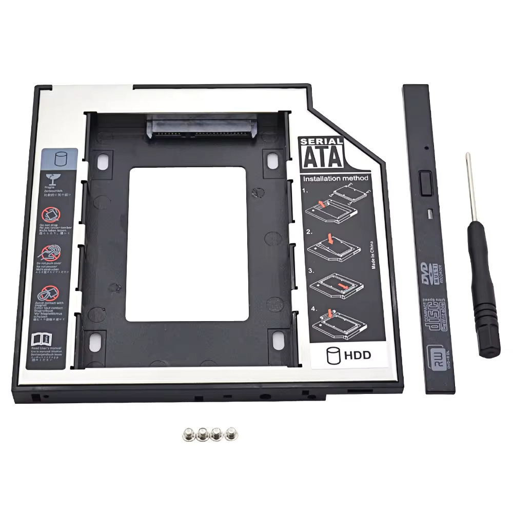 9.5mm HDD Caddy For Laptop Optical Drive Bay
