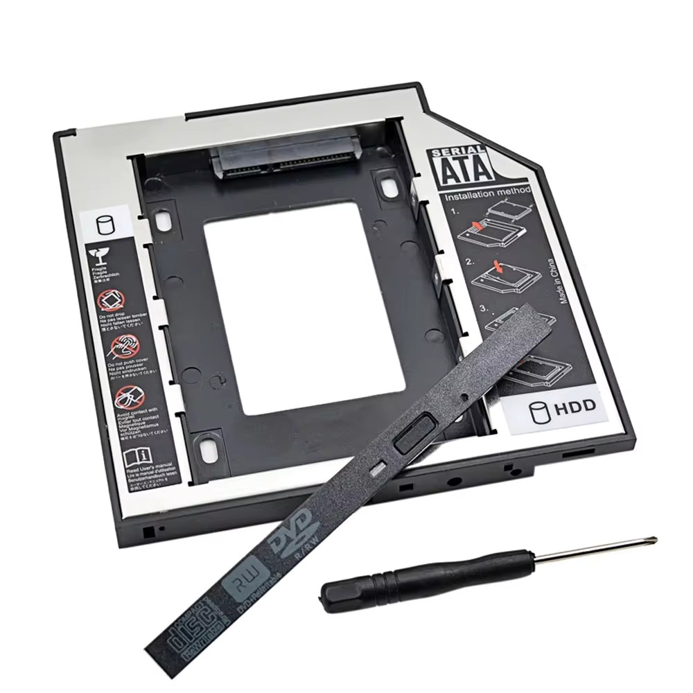 9.5mm HDD Caddy For Laptop Optical Drive Bay - Image 2