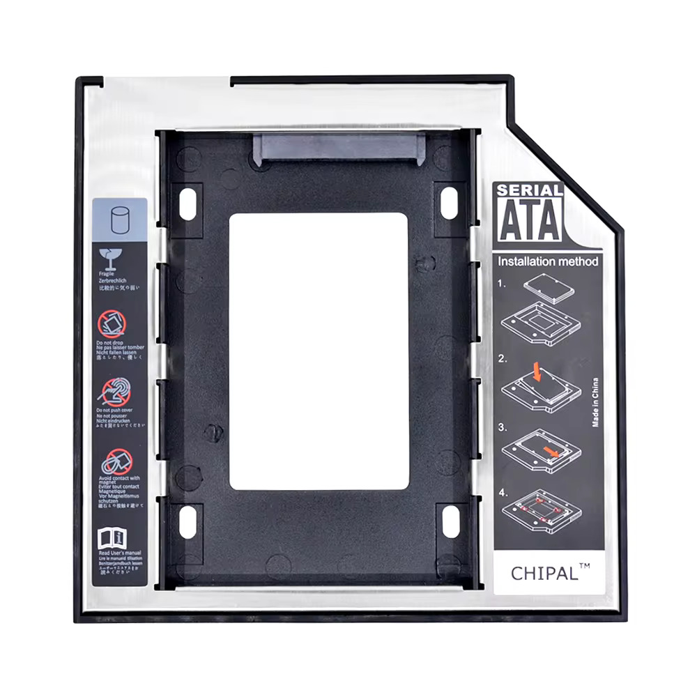 9.5mm HDD Caddy For Laptop Optical Drive Bay - Image 5