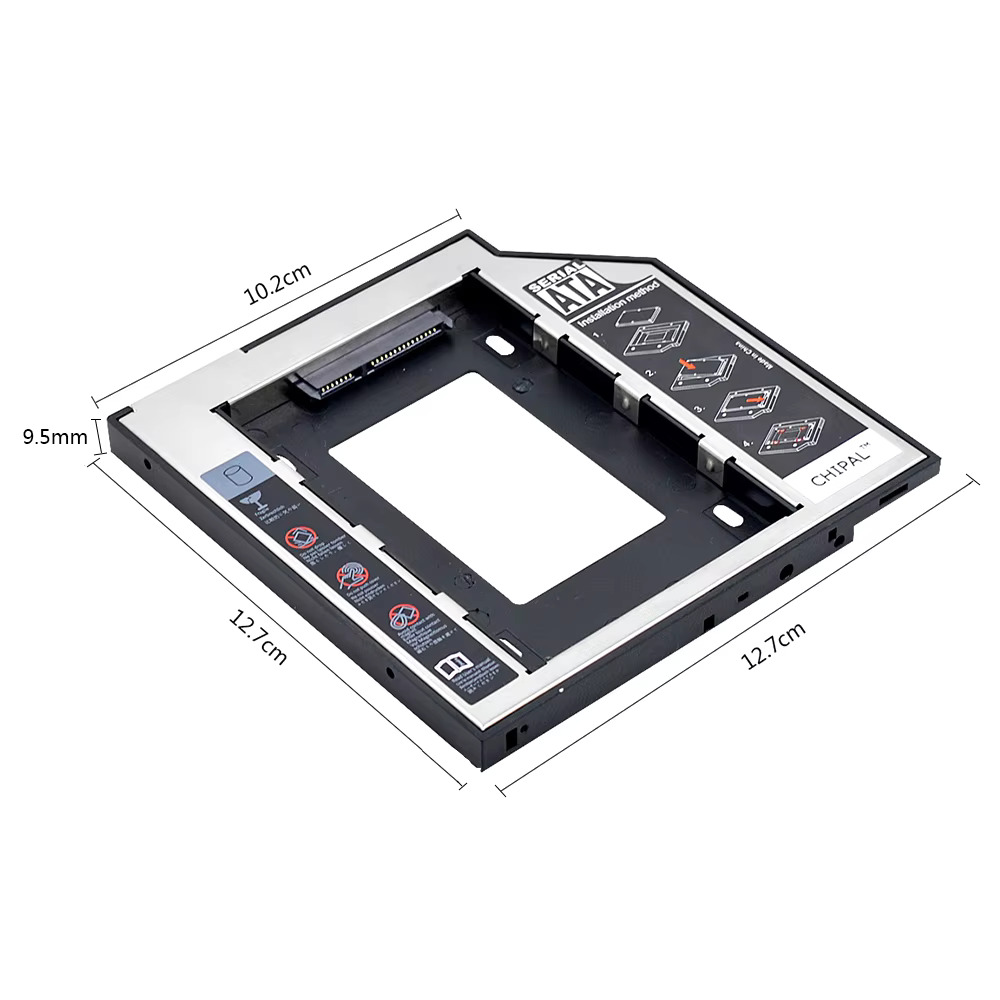 9.5mm HDD Caddy For Laptop Optical Drive Bay - Image 6