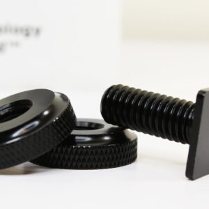 3/8 inch (Male) to Hot Shoe Mount Adapter Suitable for Ball Heads - (Black)