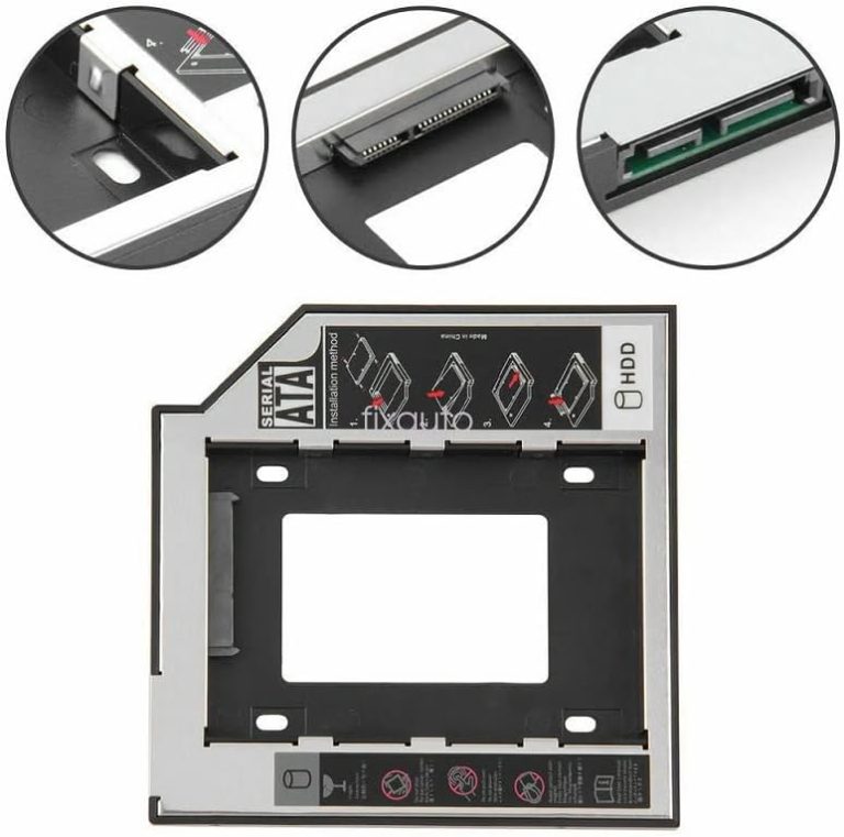 12.7 mm HDD Caddy For Laptop Optical Drive Bay