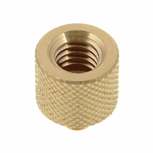 Brass 1 / 4" MALE to 3 / 8" FEMALE Tripod Thread Screw Adapter - Image 3