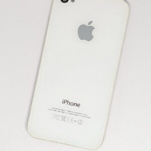 Apple iPhone 4s - Replacement Rear Back Glass Battery Cover Panel - (White)