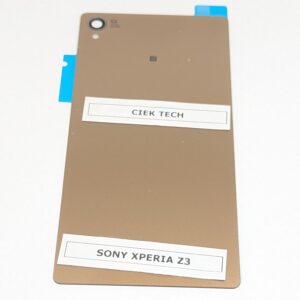 Sony Xperia Z3 - Replacement Glass Battery Cover With Camera Lens - (Copper Brown)