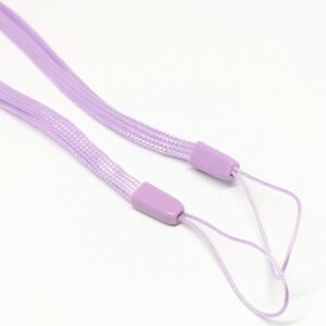 x2 High Quality Nylon Wrist Strap Lanyard For Phones / Cameras / USB and More (Lilac)