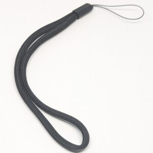 High Quality Nylon Wrist Strap Lanyard For Phones / Cameras / USB and More (BLACK)