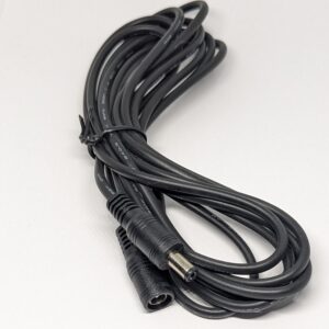 DC Power Extension Cable - Male to Female ( 3m - Black)